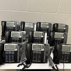 10 Allworx 9212 12-Button Office IP Phones W/ Stands + Phone Cord TESTED VGUC - Picture 1 of 24