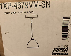BESA lighting 1XP-4679VM-SN Brella 1-Light 12-Volt mini-pendant vainilla mat New