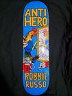 Anti Hero Robbie Russo Fighting Cock selten 8,5" neues Skateboard Deck