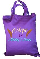 Tote Bag | Shopping Bag | Book Bag | Library Bag | Hope Dream | 1st Name FREE