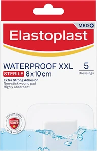 Elastoplast Waterproof XXL Wound Dressings 8 X 10 Cm (5 Pack) | Extra Large Tran - Picture 1 of 12
