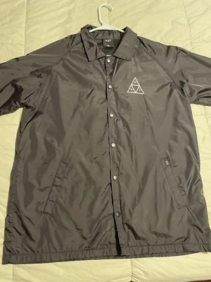 JUEGO CORTAVIENTOS HUF CHAQUETA/SUÉTER TRIPLE TRIÁNGULO TIENDA CHAQUETA GRANDE Foto 1 de 4