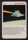 1978 German STAR WARS #1A DEATHSTAR Card ex/ex+