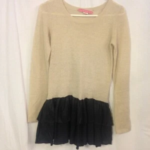 Manoush Bow Back Knit Lightweight Sweater Size Small - Picture 1 of 3