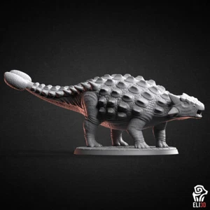 Ankylosaurus, 3D Printed Dinosaur Roleplaying Miniature 1/60 scale. - Picture 1 of 8