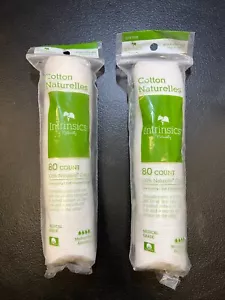Intrinsics Cotton Naturelles 80 count NEW! 2 Pack ~FREE SHIPPING~ - Picture 1 of 2