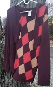 Koret 3X Maglione Donna Multicolore Marrone - Foto 1 di 4