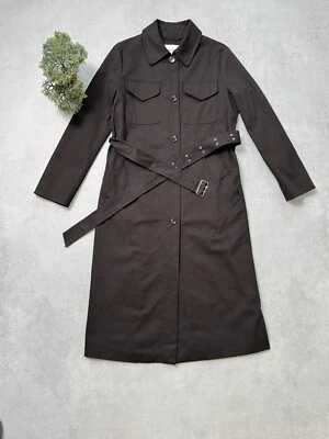 Marimeko Jutti Solid Trench Coat Black Women Size 38 - Image 1 of 4