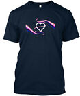 Genderfluid Pride Ribbons Premium T-Shirt Made in the USA Size S to 5XL