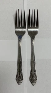 Rogers Dinner Forks-Flatware - Pair- My05 - Picture 1 of 9