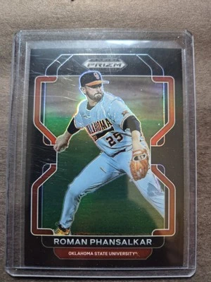 2022 Panini Prizm Draft Picks - Roman Phansalkar #PDP208 Black Prizm (RC) - Image 1 of 2