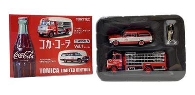 TOMYTEC Tomica Limited Vintage Coca-Cola 2 MODELLI Vol. Scala 1 1/64 nel 2010 - Immagine 1 di 4