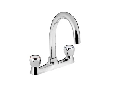 VAC2 DSM C MT Value Deck & Bridge Sink Mixers, Chrome - Image 1 of 2