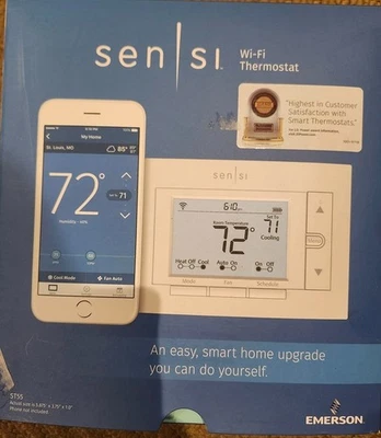 Emerson Sensi Smart программируемый термостат - белый (ST55) новый - Изображение 1 из 2