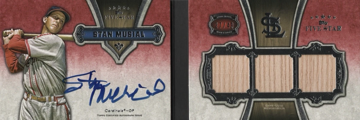 Stan Musial Autograph Baseball Cards for sale | eBay
