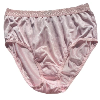 Bragas vintage Fruit of the Loom de nailon 8 pura brillante segunda piel satinado sedoso Foto 1 de 4