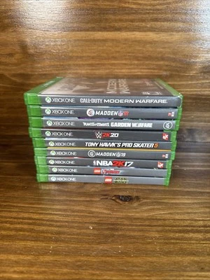 Lote de 9 Juegos Xbox One Paquete Lego Star Wars Tony Hawk WWE COD Madden Avengers Foto 1 de 2
