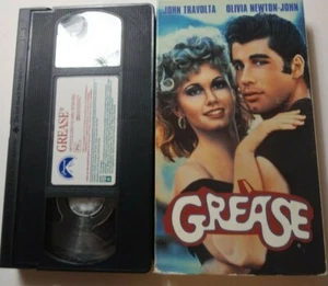 Movie-vhs-Grease-1977-color-110 min.-stereo-dolby-Paramount Pictures-PG - Picture 1 of 4