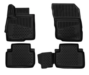3D Car Rubber Mats Floor Liner for MITSUBISHI Eclipse Cross, 2017-2021, 4 pcs. - Picture 1 of 5