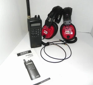 Uniden Bearcat BC60XLT-1 Black 30 Channel Scanner w 2 R.E Racing Headsets BUNDLE - Zdjęcie 1 z 10