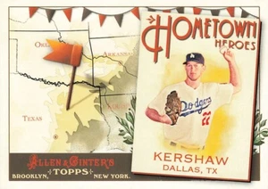 2011 Topps Allen & Ginter's - Clayton Kershaw - Hometown Heroes #HH37 Dodgers - Picture 1 of 2