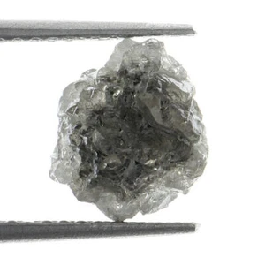 Raw Grey Silver White Mix Color Raw 1.87Ct Loose Rough Natural Diamond - Picture 1 of 1