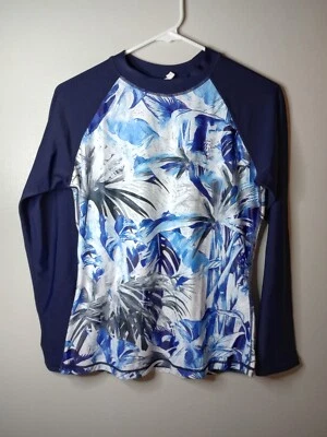 Unbranded Unisex Kids Tropical Themed Swim Top Size Medium - Image 1 of 4