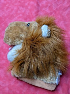 Club de Golf León Peluche Marioneta de Mano Realista Boca Abierta Lengua 12 pulgadas Animal Planet - Imagen 1 de 11