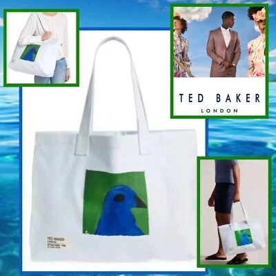 🩵NWT! 经典独特 Ted Baker London Burdey 托特包 Lt Blue🐦 — 第 1/4 张图片