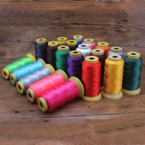 0.5mm Polyester Nylon Sewing Thread For Upholstery Denim Leathercraft Car Seat - Picture 1 of 28