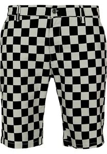Urban classics Trousers Men's Bermuda Twill Shorts Black/White