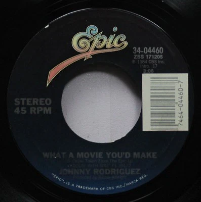 Country Nm! 45 Johnny Rodriguez - What A Movie You'D Make / Let'S Leave The Ligh - Image 1 of 2