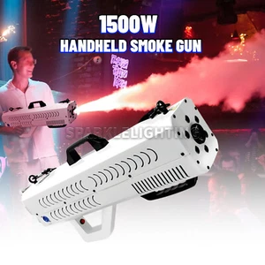 PAIDUN RGB LED 1500W Smoke Fog Machine Handheld Fogger Effect Gun Club DJ Show - Picture 1 of 11