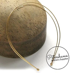 Double Headband Tiara Band Base for Fascinators Millinery Silver or Gold Plated - Picture 1 of 9