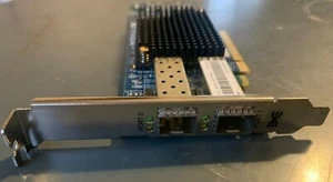 IBM / Emulex OCE11102 Dual-Port 10Gb SFP+ PCIe Full Height FRU 49Y7942 - Picture 1 of 3