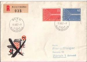 Busta SVIZZERA - 1957 - FDC/2282 - FDC EUROPA - Bild 1 von 1
