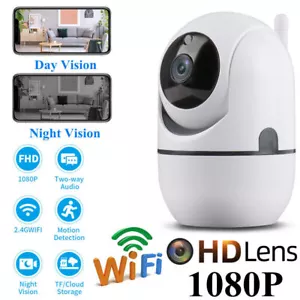1080P HD Mini Security IP Camera CCTV Wireless WiFi Home Indoor Night Vision Cam - Picture 1 of 11
