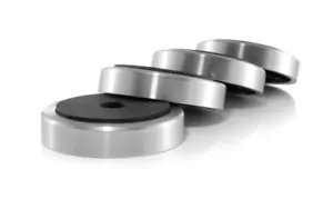 Dispositivos Hifi Lab Pies 50x11 Altavoces Pies Absorbedor Hifi Tuning Audio Plata 4 - Imagen 1 de 2