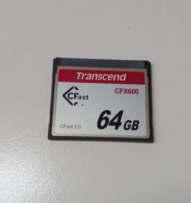 Transcend CFX600 CFast 2.0 Karte - 64GB Speicher - gebraucht - Bild 1 von 2