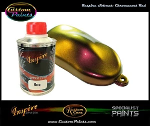 INSPIRE CHROMACOAT ROT 8oz AIRBRUSH, KUNDENSPEZIFISCHE FARBE, CHAMELEON, KÜNSTLER - Bild 1 von 1