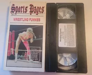Sports Pages: Wrestling Funnies (VHS, 1992) - Picture 1 of 5