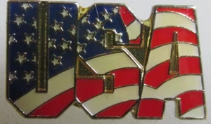 Vintage USA Stars and Stripes tie tack pin , hat pin , lapel pin - Picture 1 of 6