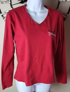 Camisa de manga larga roja L para mujer Disneyland Resort - Imagen 1 de 8