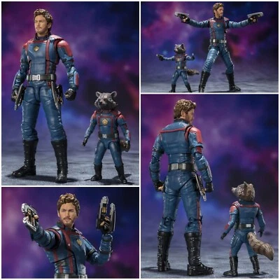 S.H.Figuarts Star Lord & Rocket Raccoon from Guardians of the Galaxy: Volume 3 - Imagem 1 de 4