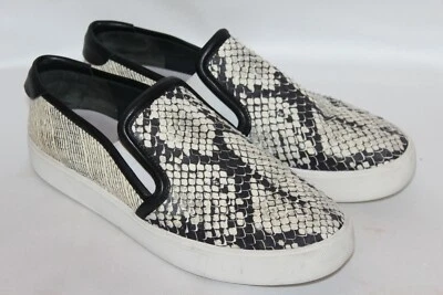 VINCE Snakeskin Leather Slip On Platform Loafer Sz 9 $295 - Image 1 of 4