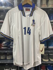 Vintage Italy Nike Player Issue Del Piero Euro 96 Away Shirt Jersey BNWT Sz L