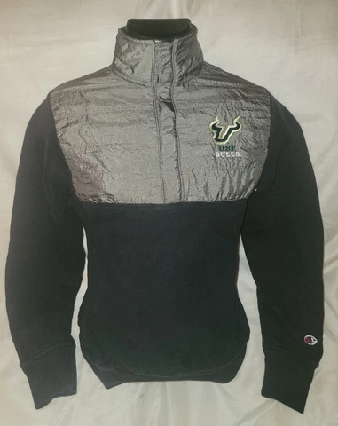 USF University South Florida Bulls Men's S Jacket Coat Champion Reverse Weave Cover
