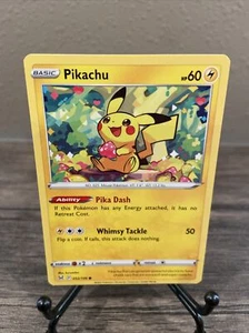 Pokémon TCG Pikachu Sword & Shield - Lost Origin 052/196 Regular Common, NM!! - Picture 1 of 8