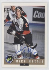 1992 Classic Draft Picks Auto Mike Rathje Rookie Auto RC