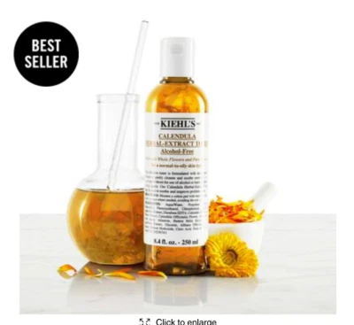 Tónico sin alcohol extracto de hierbas de caléndula Kiehl's 250 ml nuevo - envío gratuito Foto 1 de 4